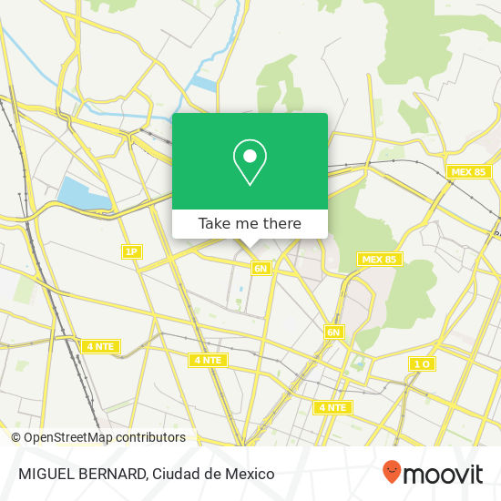 MIGUEL BERNARD map