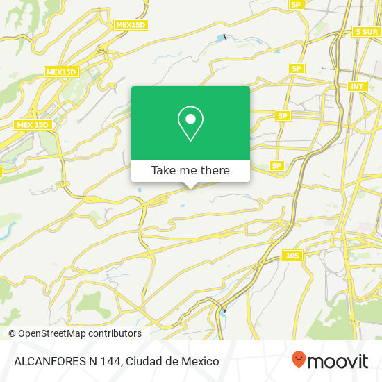 ALCANFORES N  144 map