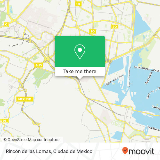 Rincón de las Lomas map