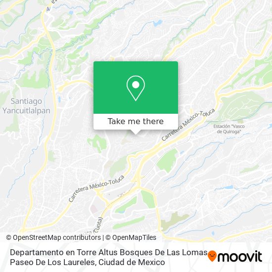 Departamento en Torre Altus  Bosques De Las Lomas  Paseo De Los Laureles map