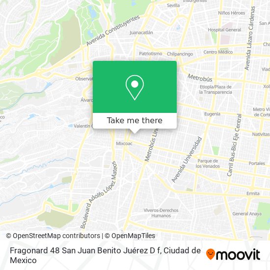 Fragonard 48  San Juan  Benito Juérez  D f map