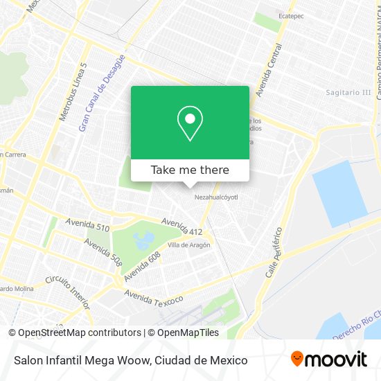 Salon Infantil Mega Woow map