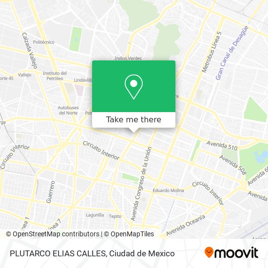 Mapa de PLUTARCO ELIAS CALLES