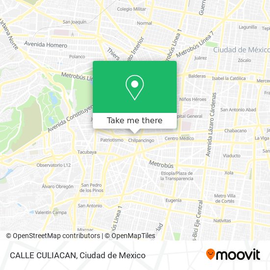 CALLE CULIACAN map