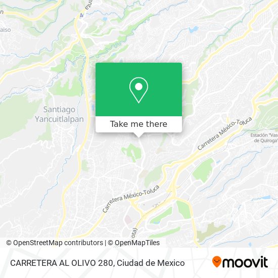 CARRETERA  AL OLIVO   280 map