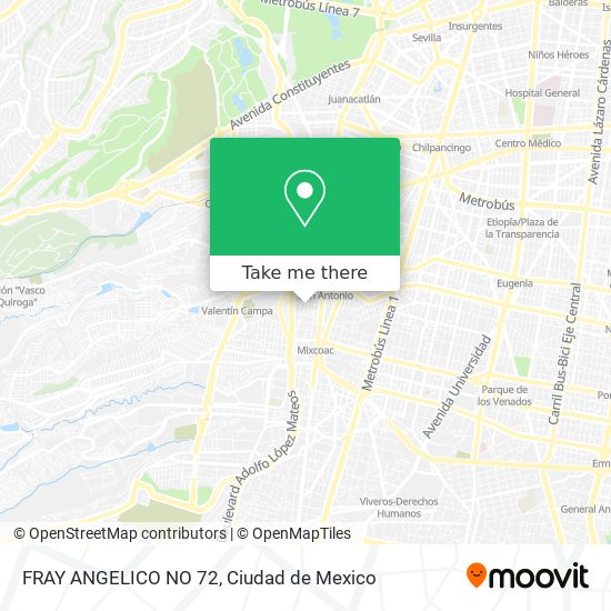 FRAY ANGELICO NO  72 map