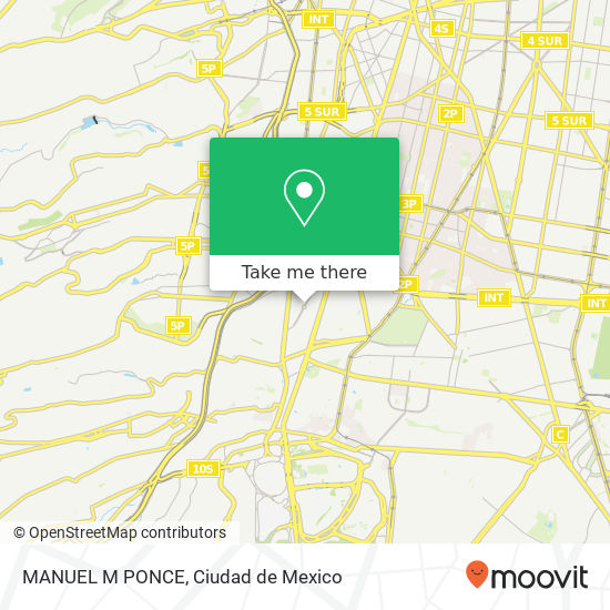 MANUEL M PONCE map