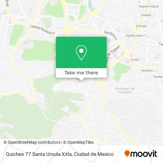 Mapa de Quiches 77  Santa Ursula Xitla