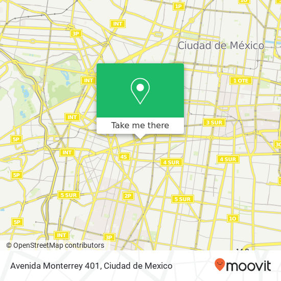 Avenida Monterrey 401 map