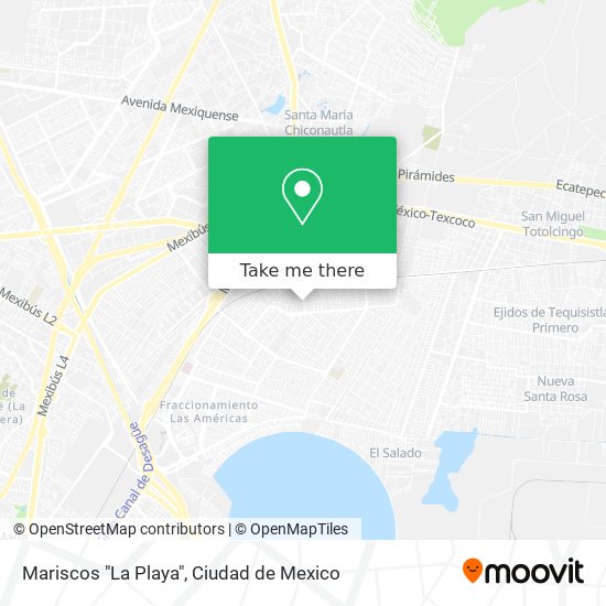 Mariscos "La Playa" map