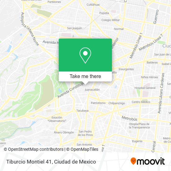 Tiburcio Montiel 41 map