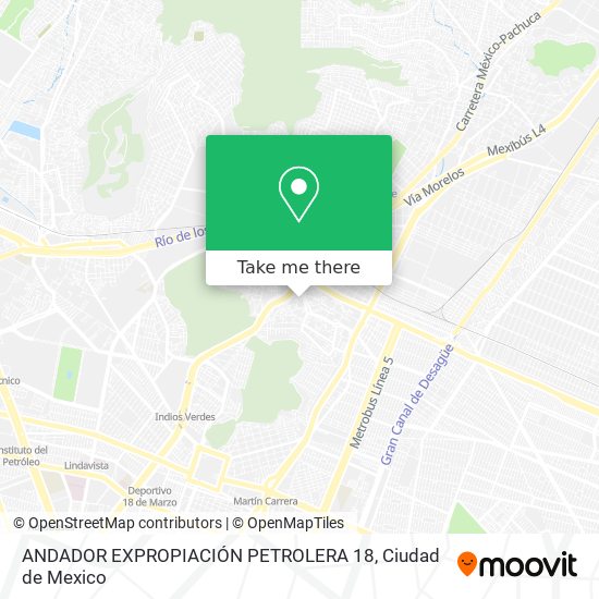 Mapa de ANDADOR EXPROPIACIÓN PETROLERA 18