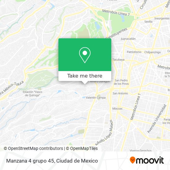 Mapa de Manzana 4   grupo 45