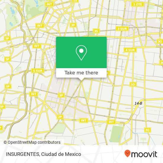 Mapa de INSURGENTES