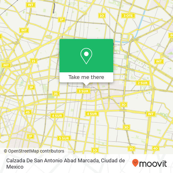 Calzada De San Antonio Abad Marcada map