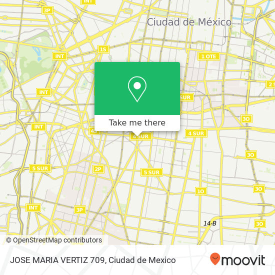 Mapa de JOSE MARIA VERTIZ 709