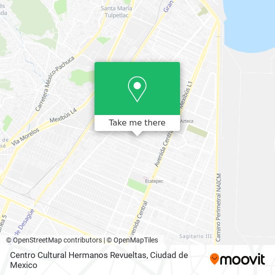 Mapa de Centro Cultural Hermanos Revueltas