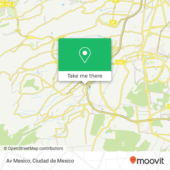 Av  Mexico map
