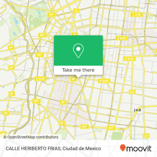 CALLE HERIBERTO FRIAS map