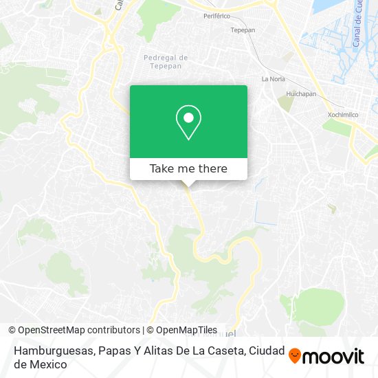 Hamburguesas, Papas Y Alitas De La Caseta map