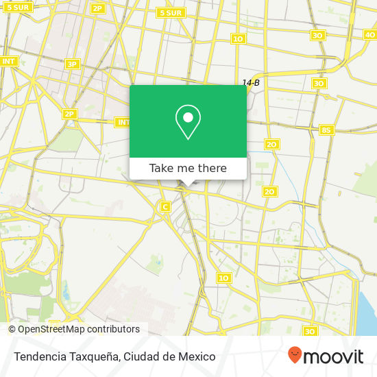 Tendencia Taxqueña map