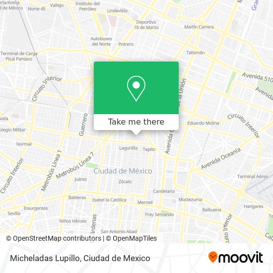 Micheladas Lupillo map