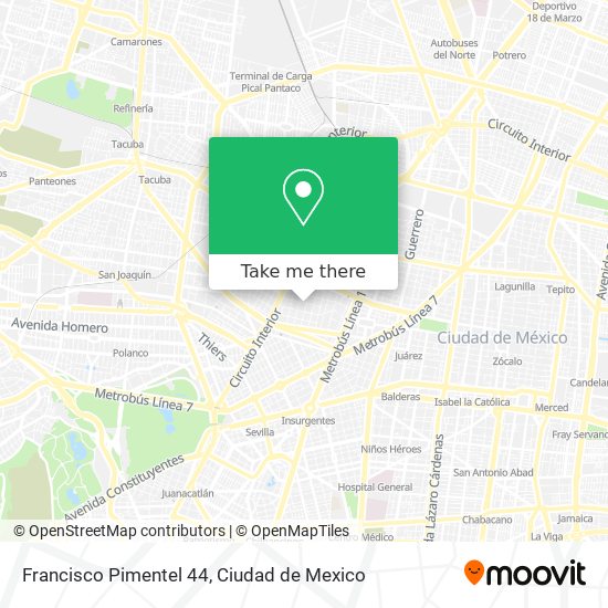 Mapa de Francisco Pimentel 44