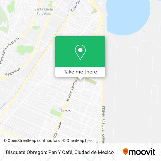 Mapa de Bisquets Obregón: Pan Y Café