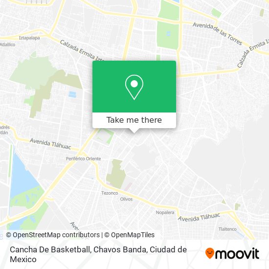 Cancha De Basketball, Chavos Banda map