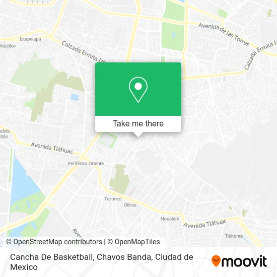 Cancha De Basketball, Chavos Banda map
