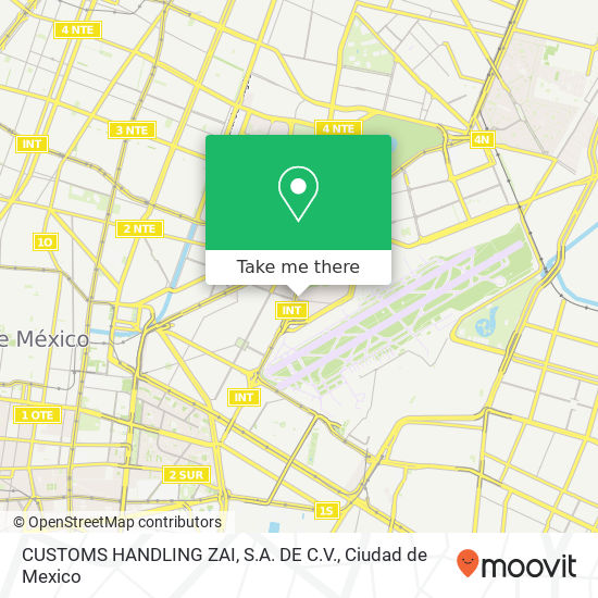 Mapa de CUSTOMS HANDLING ZAI, S.A. DE C.V.