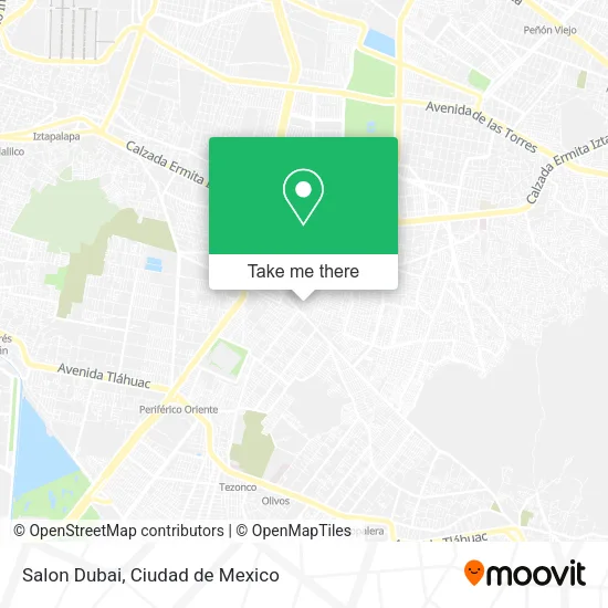 Salon Dubai map
