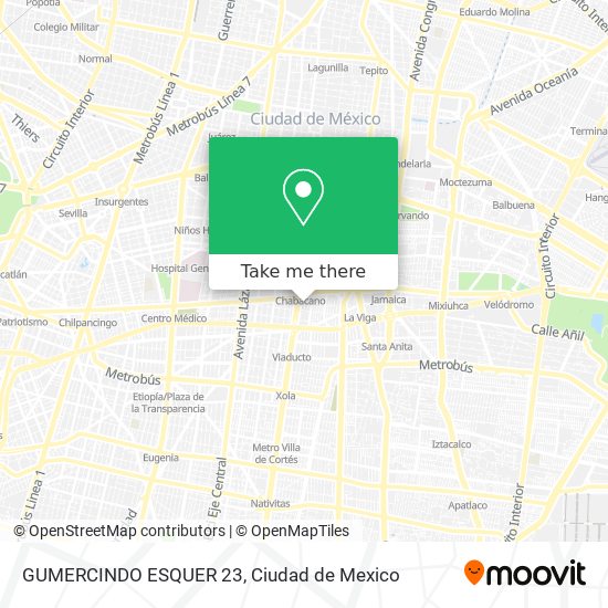 GUMERCINDO ESQUER 23 map
