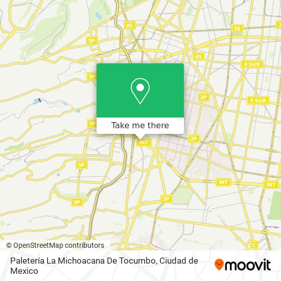 Paletería La Michoacana De Tocumbo map