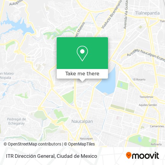 ITR Dirección General map