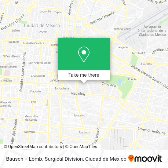 Mapa de Bausch + Lomb. Surgical Division
