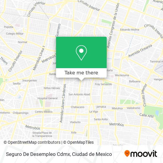 Seguro De Desempleo Cdmx map