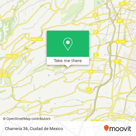 Charreria 36 map