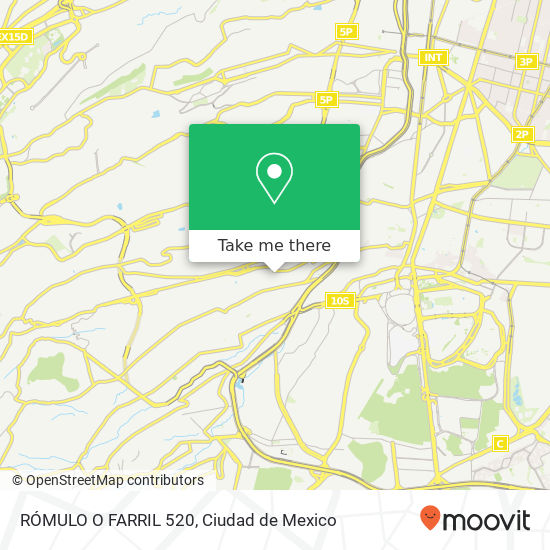 RÓMULO O FARRIL 520 map