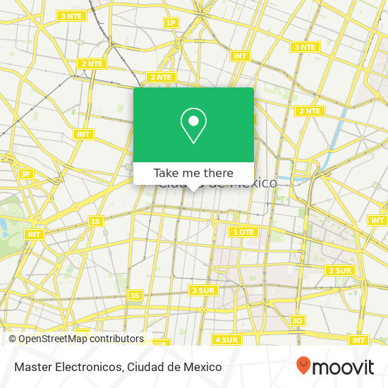 Master Electronicos map