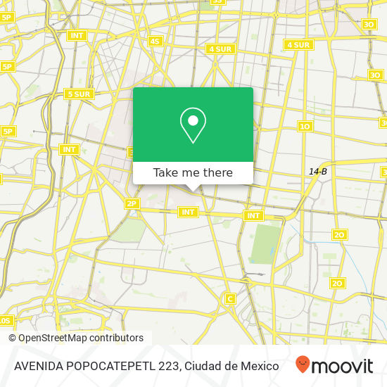 AVENIDA POPOCATEPETL 223 map