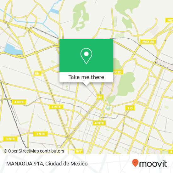 Mapa de MANAGUA 914