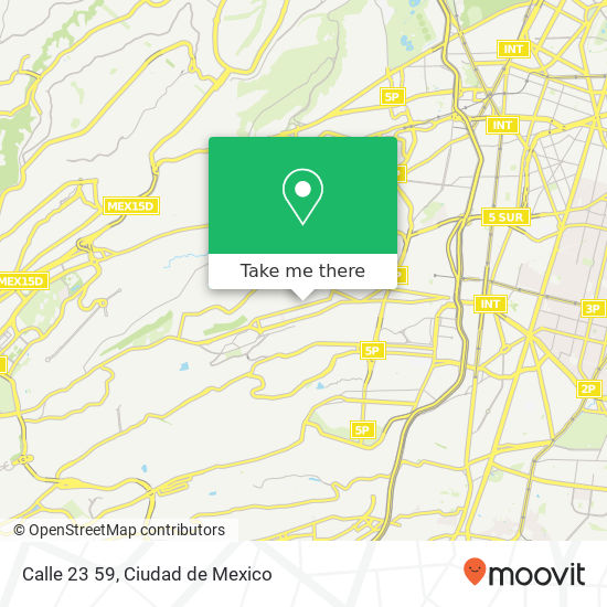 Calle 23  59 map