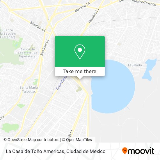 La Casa de Toño Americas map
