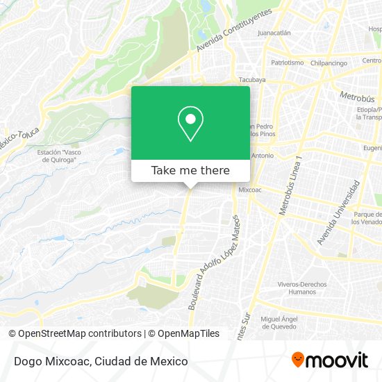 Dogo Mixcoac map