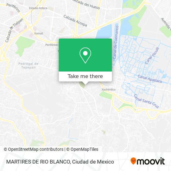 MARTIRES DE RIO BLANCO map