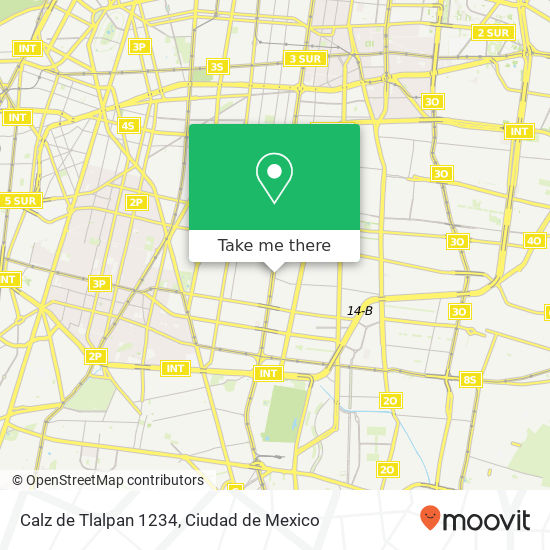 Calz  de Tlalpan 1234 map