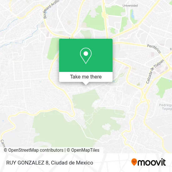 RUY GONZALEZ   8 map
