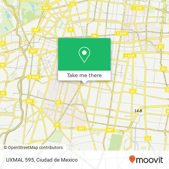 UXMAL   595 map