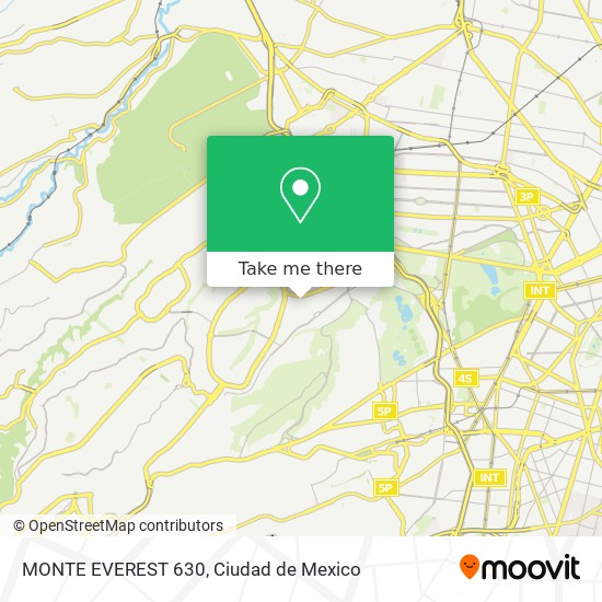 MONTE EVEREST 630 map